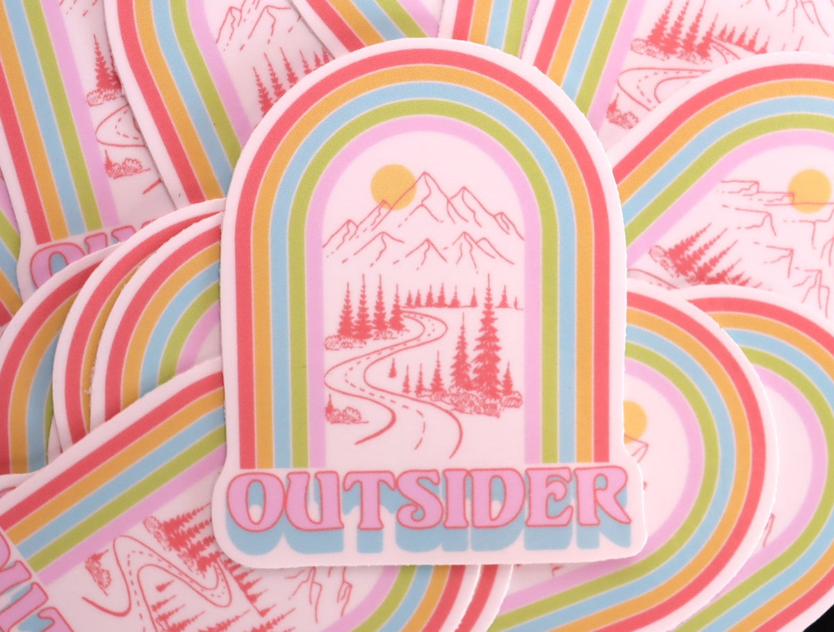 "Outsider" Sticker