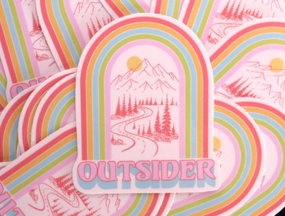 "Outsider" Sticker