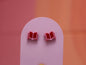 Open Book Tiny Stud Earrings