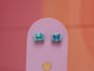 Open Book Tiny Stud Earrings