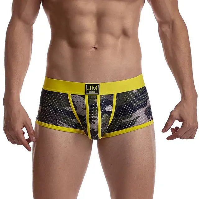 Jockmail JM463 Camouflage Boxer – Men's Breathable Underwear