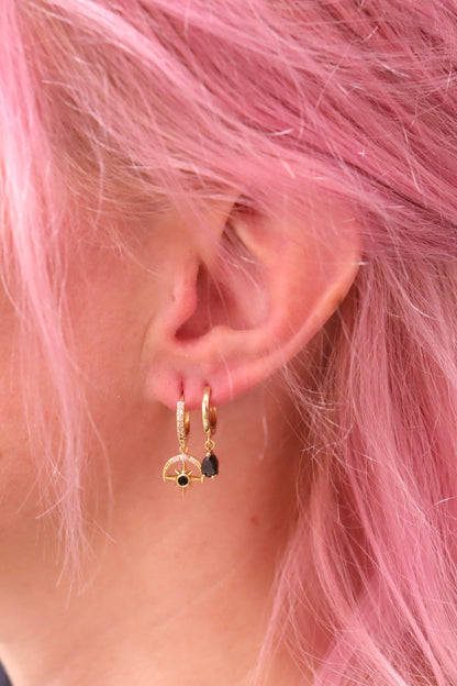 Glimmering Night Hoop - Mix and Match Earring
