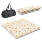 Foldable Futon Mattress with Washable Cover and Carry Bag for Camping