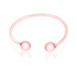 MASSETE Sterling Silver 925 Ball Wire Bracelet Bangle