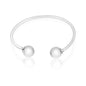 MASSETE Sterling Silver 925 Ball Wire Bracelet Bangle