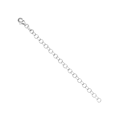 Chain Extender for Necklace Sterling Silver Rolo Italy