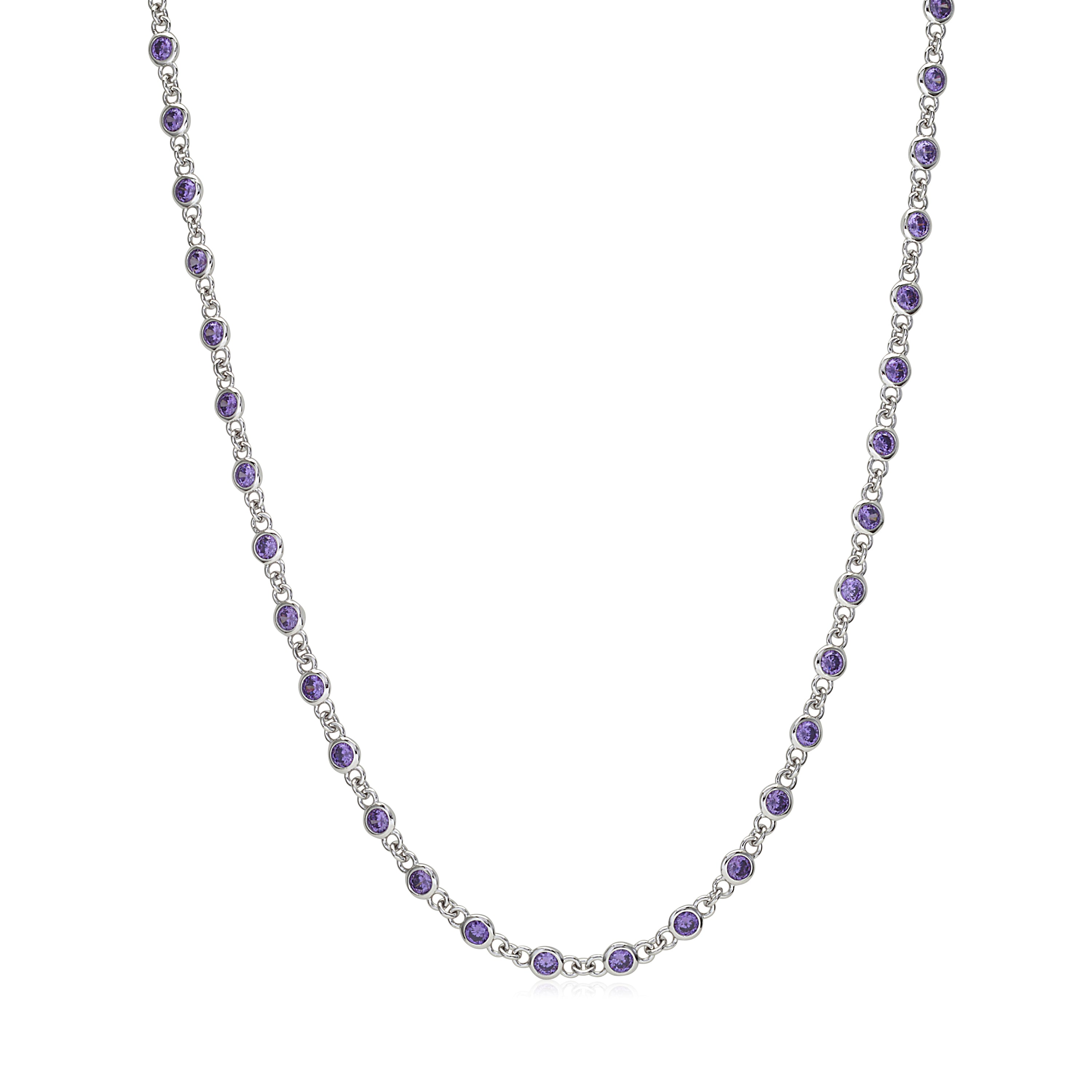 MASSETE Sterling Silver 925 By the Yard Long Opera Length Necklace Chain 35"