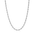 MASSETE Sterling Silver 925 By the Yard Long Opera Length Necklace Chain 35"