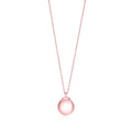 MASSETE Sterling Silver 925 12mm Ball Pendant Necklace Rolo Chain 17"