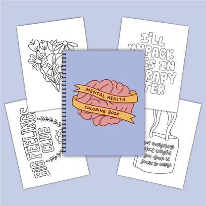 Mental Health Coloring Book