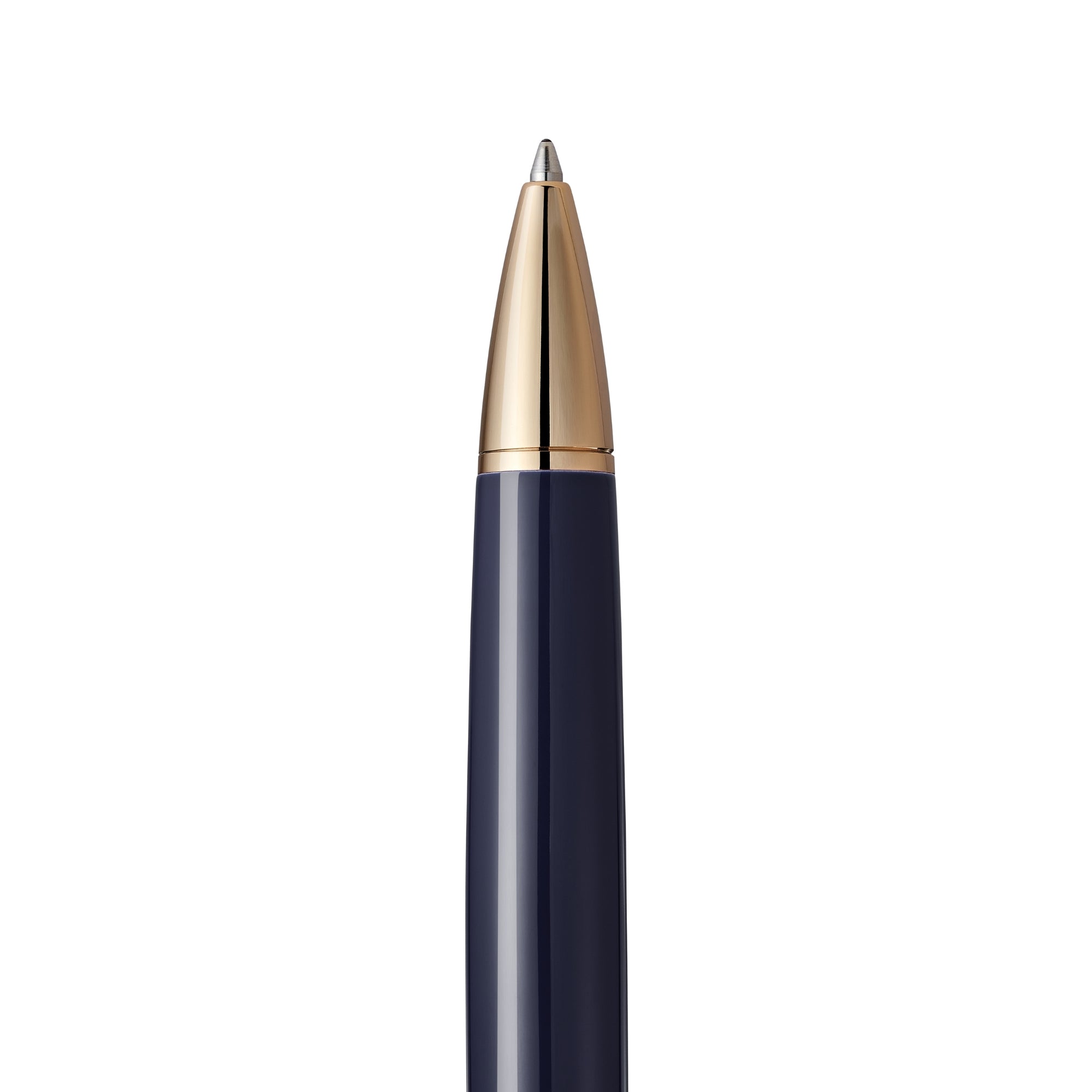 Massete Venero Executive Classic Luxury Ballpoint Pen, Glossy Black, Red, or Blue with 23K Gold Plated Trim, Twist to Open, Engravable, Presented in Gift Box, Extra Refill Included, Medium Tip, Black or Blue Ink