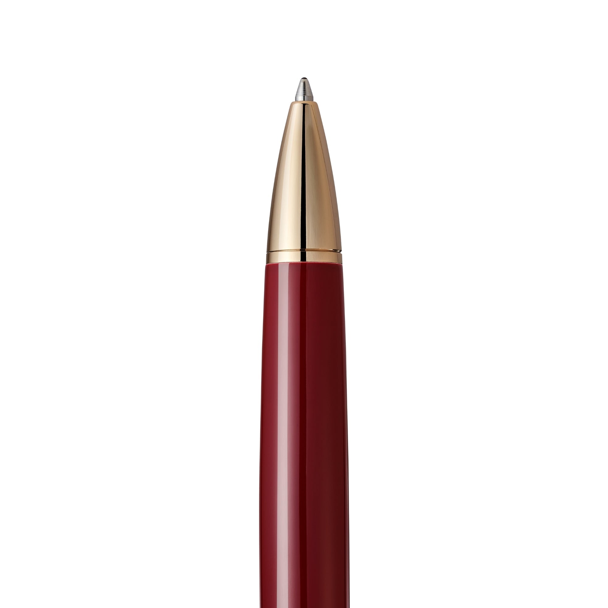 Massete Venero Executive Classic Luxury Ballpoint Pen, Glossy Black, Red, or Blue with 23K Gold Plated Trim, Twist to Open, Engravable, Presented in Gift Box, Extra Refill Included, Medium Tip, Black or Blue Ink