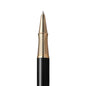 Massete Venero Executive Classic Luxury Rollerball Pen, Glossy Black, Red, or Blue with 23K Gold Plated Trim, Removable Cap, Engravable, Presented in Gift Box, Extra Refill Included, Fine Tip, Black or Blue Ink
