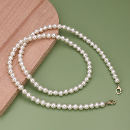 Women's Bag Pearl Chain Shoulder Strap Purse Bag Straps