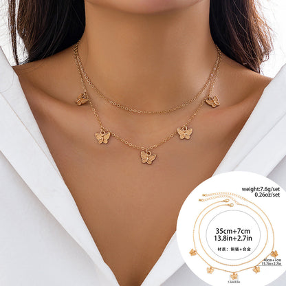 Summer Beach Custom love Double Sexy Punk Retro Chain
