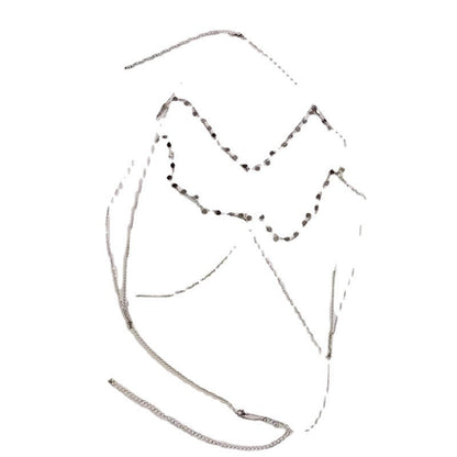 Women Sexy Bra Chain Jewelry Shiny Tassel Sequin