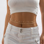 Sexy Simple Pearl Waist Chain Women Double Layer Body Chains