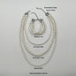 Simple Multi-layer Pearl Women's Necklace Long
