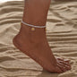 Summer Pearl Daisy Pendant Beach Sweet Cute Anklet Chain