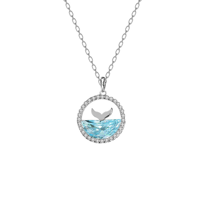 2022 New S925 Sterling Silver Mermaid's Tears Necklace
