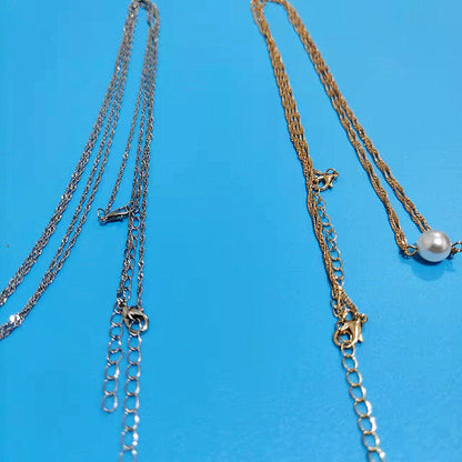 Sexy Beach Bodychain Multi-layered Cross Nightclub Shiny Chestchain