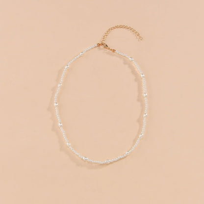 Women Jewelry Luxury Choker Necklace With Pearls