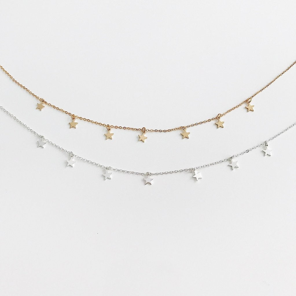 Boho Women Star Choker Necklace