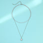Pearl Pendant Multi-layer Necklace Stylish Women