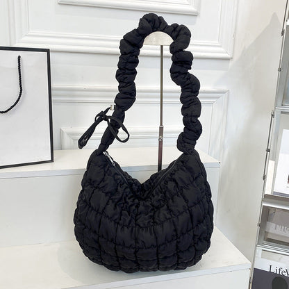 Pleated Cloud Down Jacket Bag