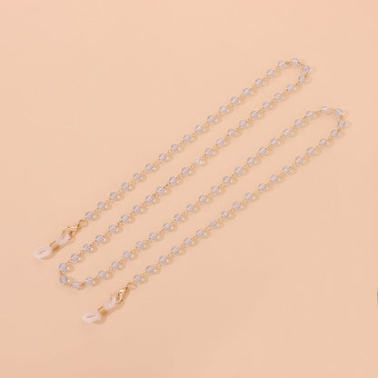 Beaded Eyeglasses Sunglasses Strap Holder Elegant Eyewear Retainer Chain