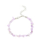 Natural Stone Amethyst Green Aventurine Tiger Eyes Gravel Bracelet
