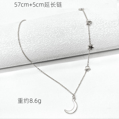 Crescent Moon Pendant Necklace
