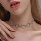Sweetness Heart Love Chain Heart Chain Necklace