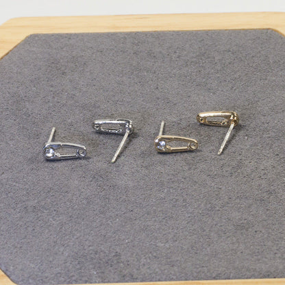 Small Paper Clip Earrings