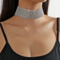 Trend Sparkling Rhinestone Clavicle Chain Full Diamond Necklaces