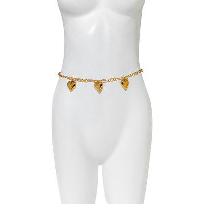 Simple Big Love Tassel Waist Chain