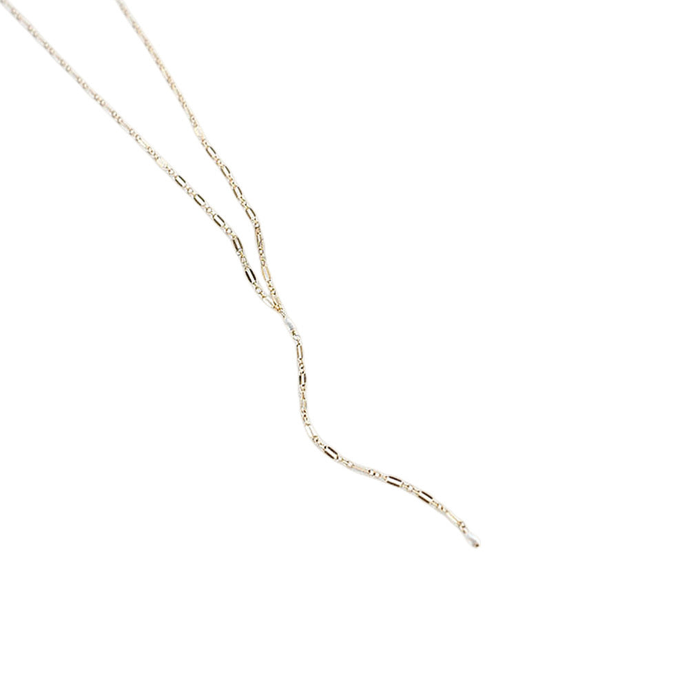 Pearl Chain Tassel Necklace