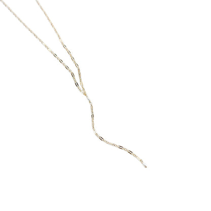 Pearl Chain Tassel Necklace