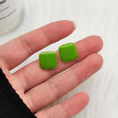 Geometric Simple Square Earrings