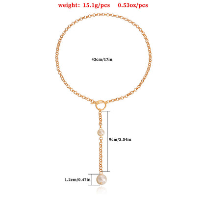 Baroque Pearl Choker Necklace