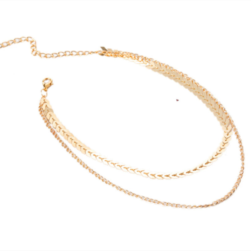 Wheat Link Chain Necklace