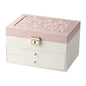 European multi-layer household PU leather jewelry box