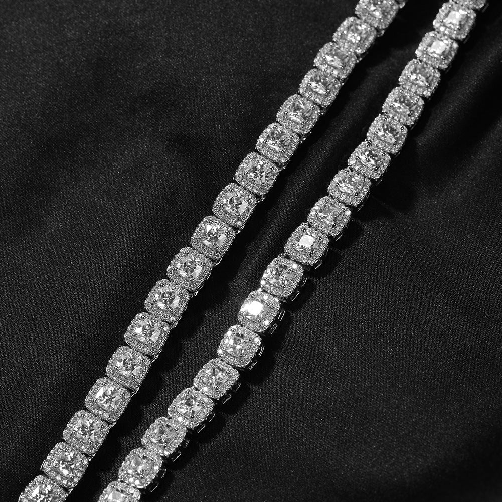 mens gold Gold Plated Rock Candy Chain necklace