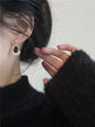 Vintage Pearl French Style Temperament Ear Earrings