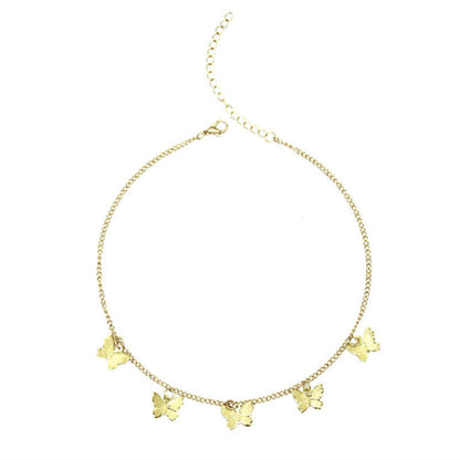 Multilayer Butterfly Necklaces for Women