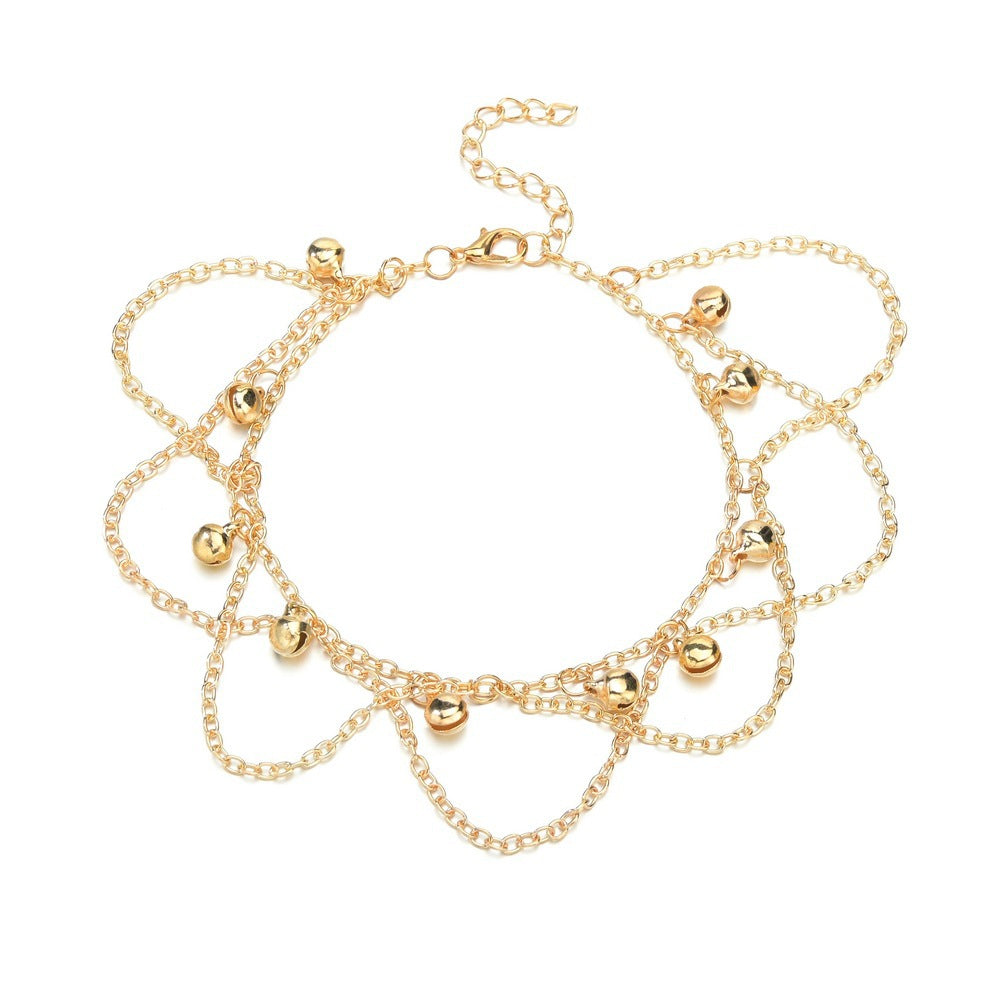Multilayer Foot Bracelet Beach Anklet Chain