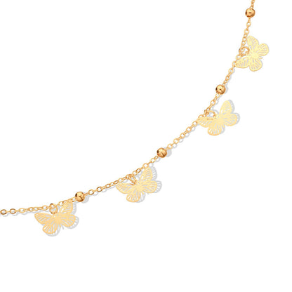 Beach Fashion Butterfly Pendant Ankle Jewelry
