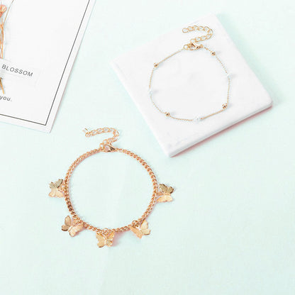 Vintage Feet Jewelry Anklets Chain