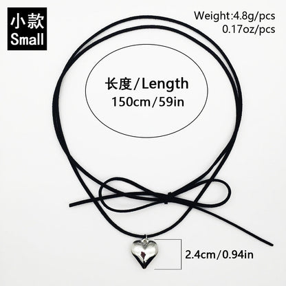 Fashion Big Love Heart Pendant Necklace for Women