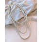 Long Multi-layer Pearl Beaded Sweater Chain Necklace for Women